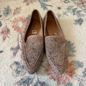 Madewell Spotted Cheetah Tan Loafers